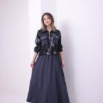 Ensemble veste imprimée