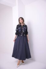 Ensemble veste imprimée