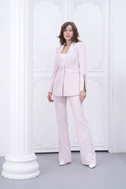 Ensemble classique rose poudré